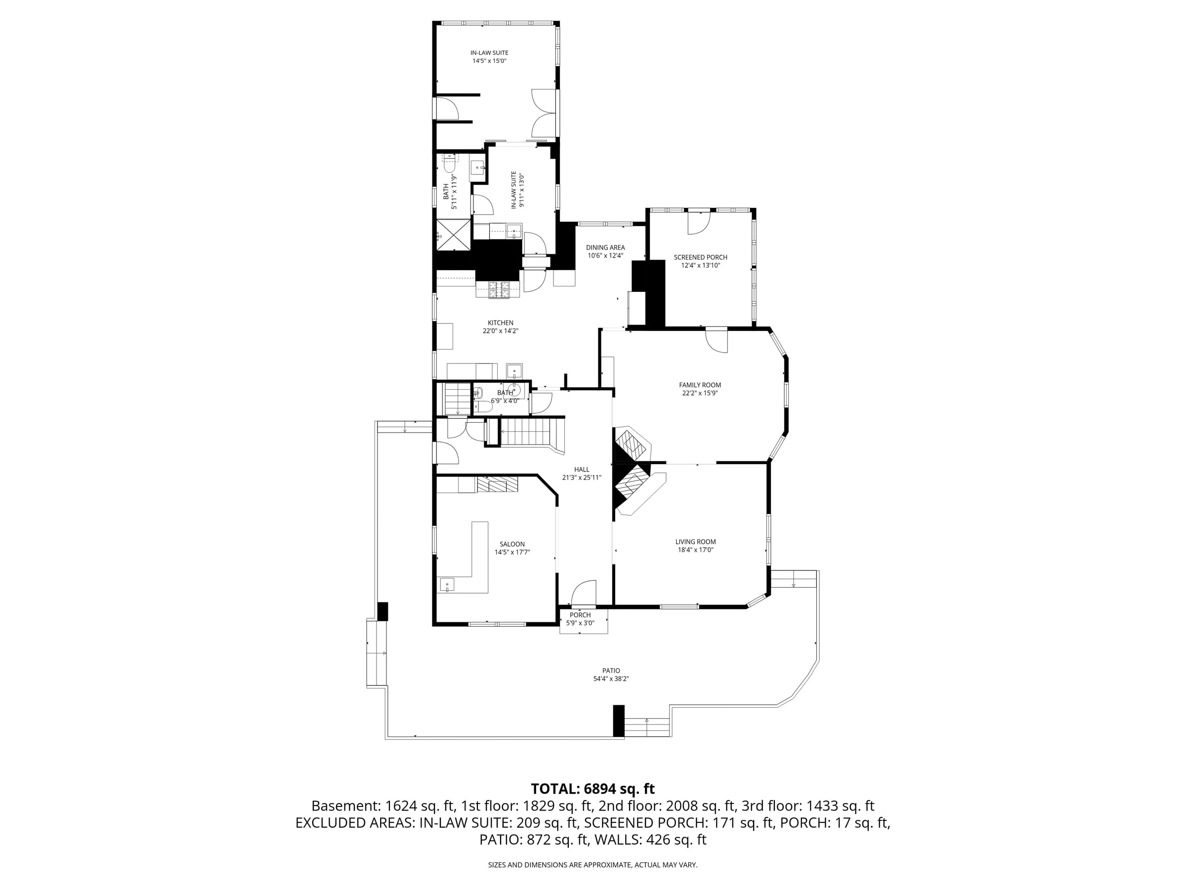 Second floor plan