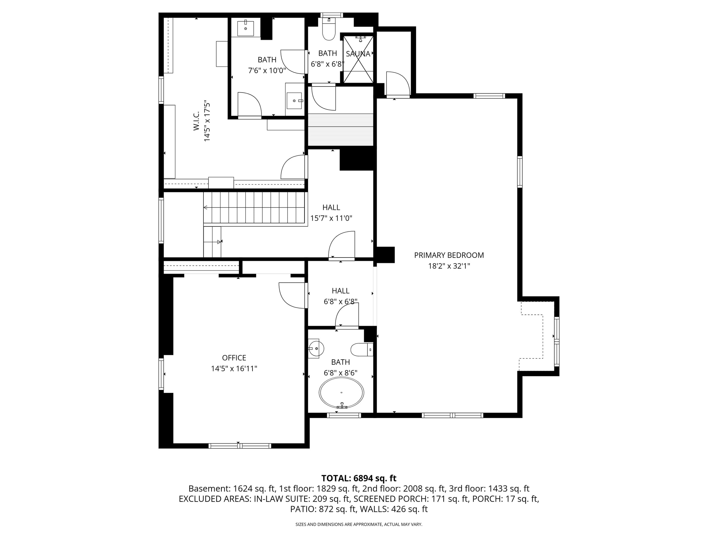 Fourth floor plan