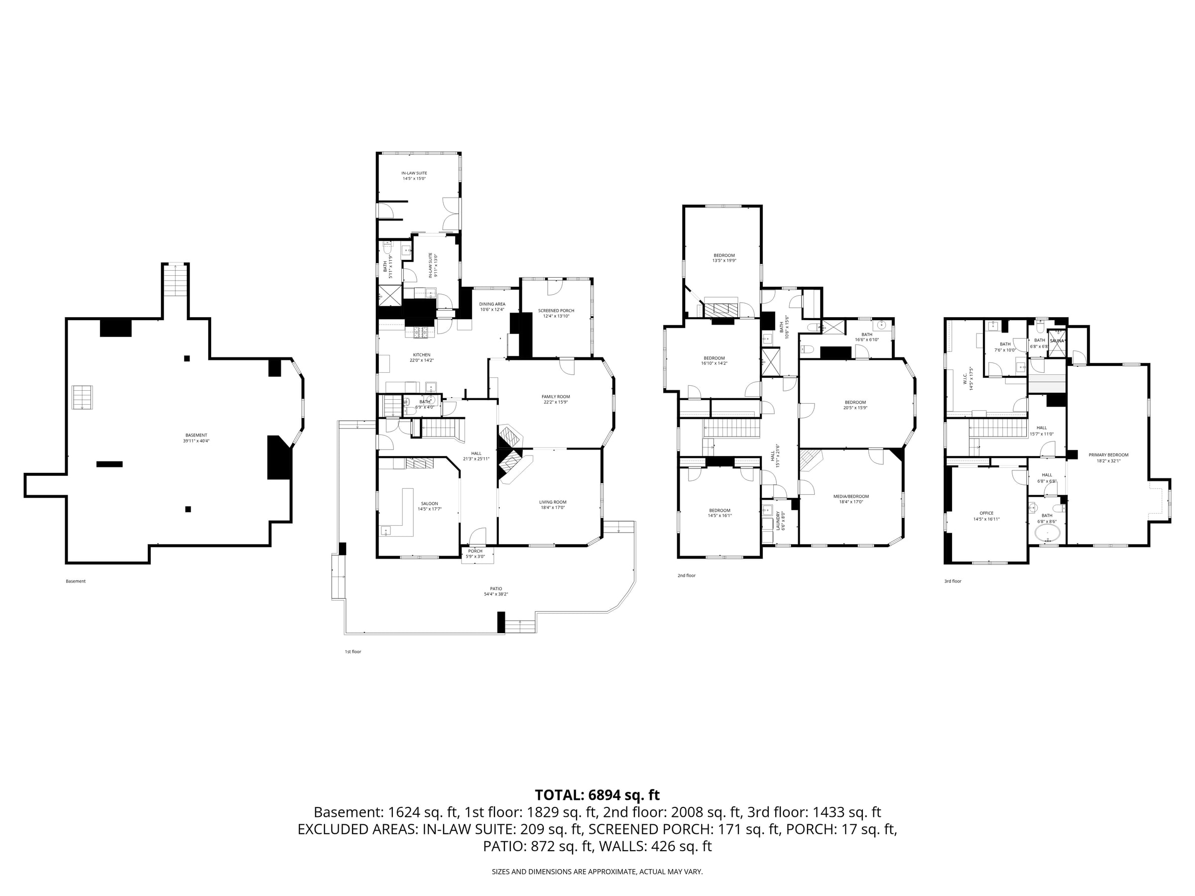All floors overview