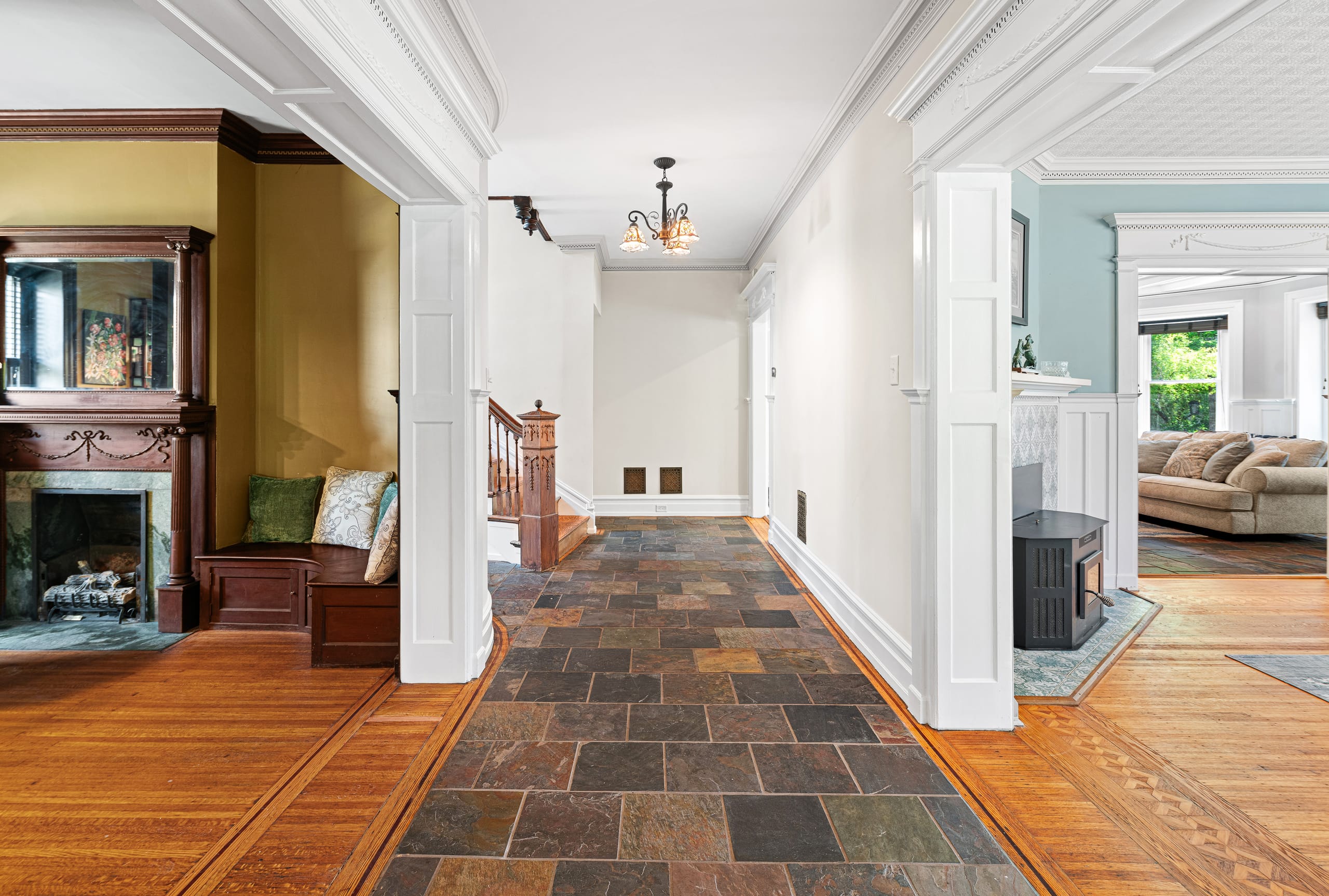 Grand center hall panorama